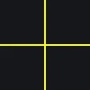 实心十字0.06 yellow custom crosshair