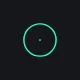 1.5 5:3 teal green custom crosshair