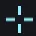 1 pixel wide cross cyan custom crosshair