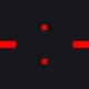 1P87(Animation on aim) red custom crosshair
