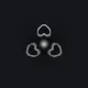 3heart white custom crosshair