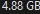 4.88 gb ;( custom crosshair