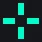 A blinking croshair cyan custom crosshair