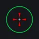 A crosshair