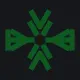 A driven user made green custom crosshair