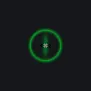 a green laser sight green custom crosshair