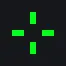 aa green custom crosshair