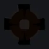 abstract dot black custom crosshair