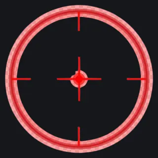 aim red custom crosshair