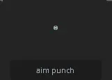 Aim punch black custom crosshair