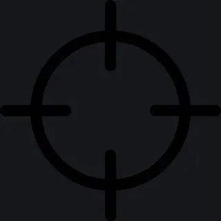AIM SCOPE black custom crosshair