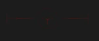 AIM TRIGGER 5 RED black custom crosshair