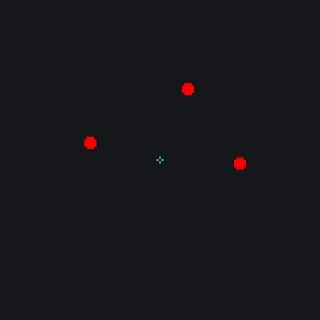 Aimlabs red custom crosshair