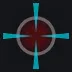 All Rounder Tactical cyan custom crosshair