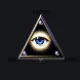 all seeing holy shield (black text) custom crosshair