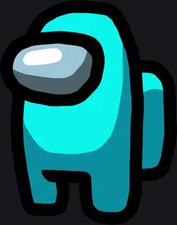 among us cyan custom crosshair