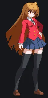 angry qt Taiga Aisaka animated custom crosshair