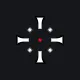 Animatad Silver Crosshair