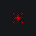 Animated for Fortnite red custom crosshair