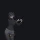anime white custom crosshair