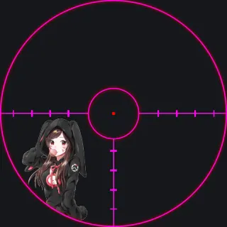 anime girl custom crosshair