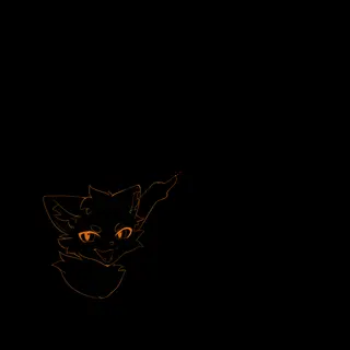 Anime wolf boy. pointing at the ememy black custom crosshair