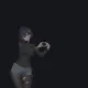 animeee white custom crosshair
