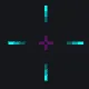 apex cyan custom crosshair