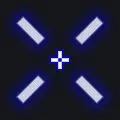Apex Legends white custom crosshair