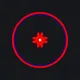 AR Fortnite PRO red custom crosshair