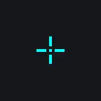 ark cyan custom crosshair