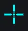 ark cyan custom crosshair