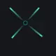 ark raiders cyan custom crosshair