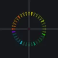 Aurum rainbow crosshair (large) 计时彩虹准星（大）