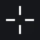 Basic white custom crosshair
