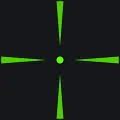 Basic Green green custom crosshair