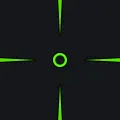 Basic Green x2 green custom crosshair