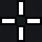 Black and White white custom crosshair