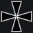 black&white white custom crosshair