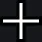 black and white crosshair