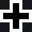 Black White Outline white custom crosshair
