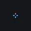 blue and pink cyan animated custom crosshair