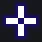 Blue and White Crosshair