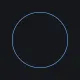 blue circle custom crosshair