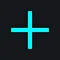 blue cross cyan custom crosshair