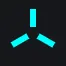 blue crosshair