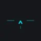 Blue dynamic crosshair with Okp-7