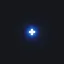blue glow blue custom crosshair