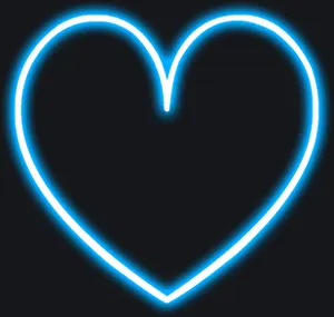 Blue Glowing Heart custom crosshair