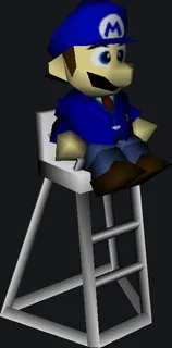 blue mario custom crosshair
